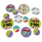 Big Dot of Happiness 90's Throwback - 1990s Party Giant Circle Confetti - Party Decorations - Large Confetti 27 Count